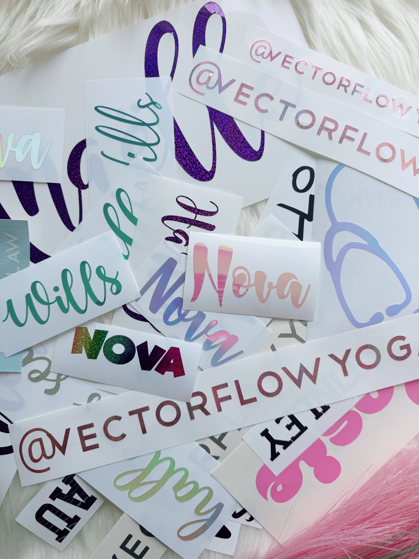 Custom Name Decals – 100+ Fonts