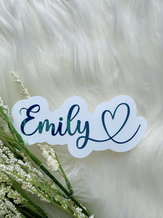 Custom Heart Vinyl Decals