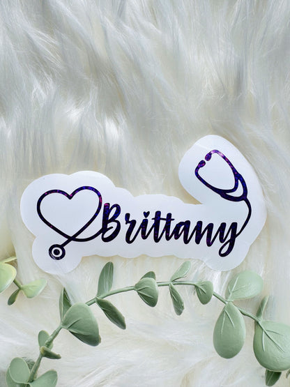 Custom Nurse Vinyl Decals