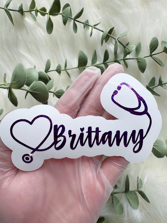 Custom Nurse Vinyl Decals